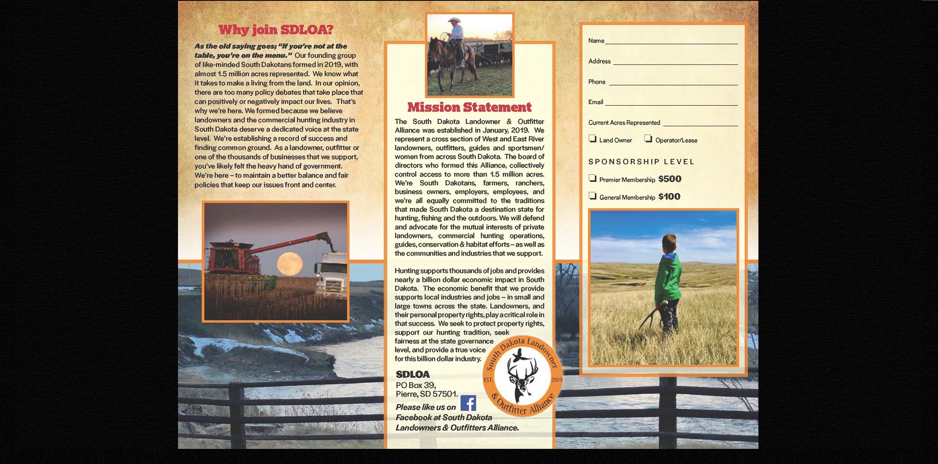 South Dakota Landowner & Outfitter Alliance